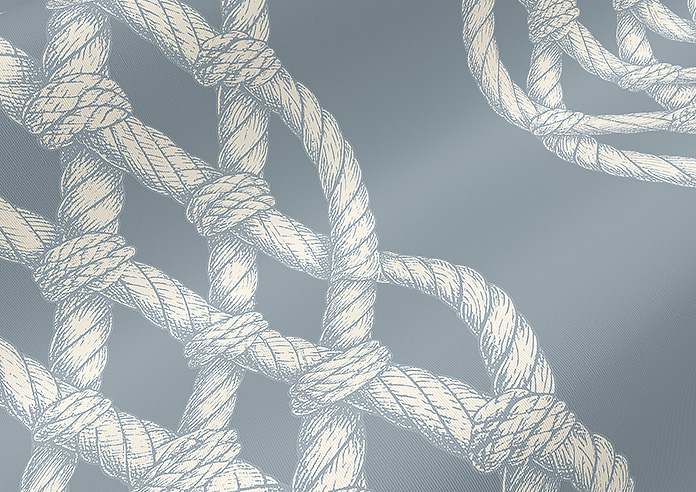 Knots, Misted - Twist&Fit Roller Blind - Image 4